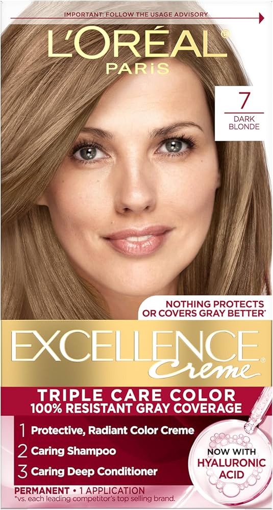 Amazon.com : L'Oreal Paris Excellence Crème Permanent Hair